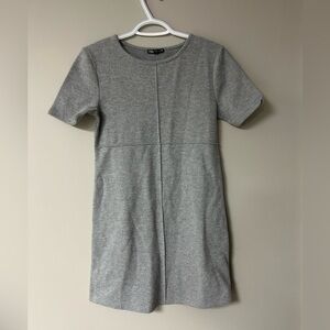 Zara Grey Mini Sweater Dress